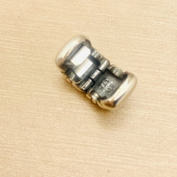 EUC Pandora 790446 Sterling Silver Crazy Clip - RETIRED - Picture 8 of 9